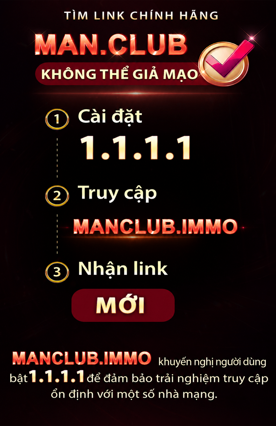 Link truy cập chính hãng ManClub